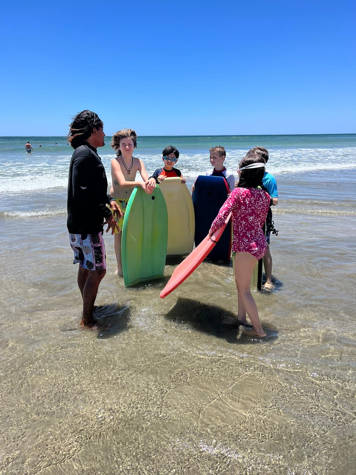 Surf lesson in tamarindo, playa grande, playa avellanas Bracilito in Grande Beach