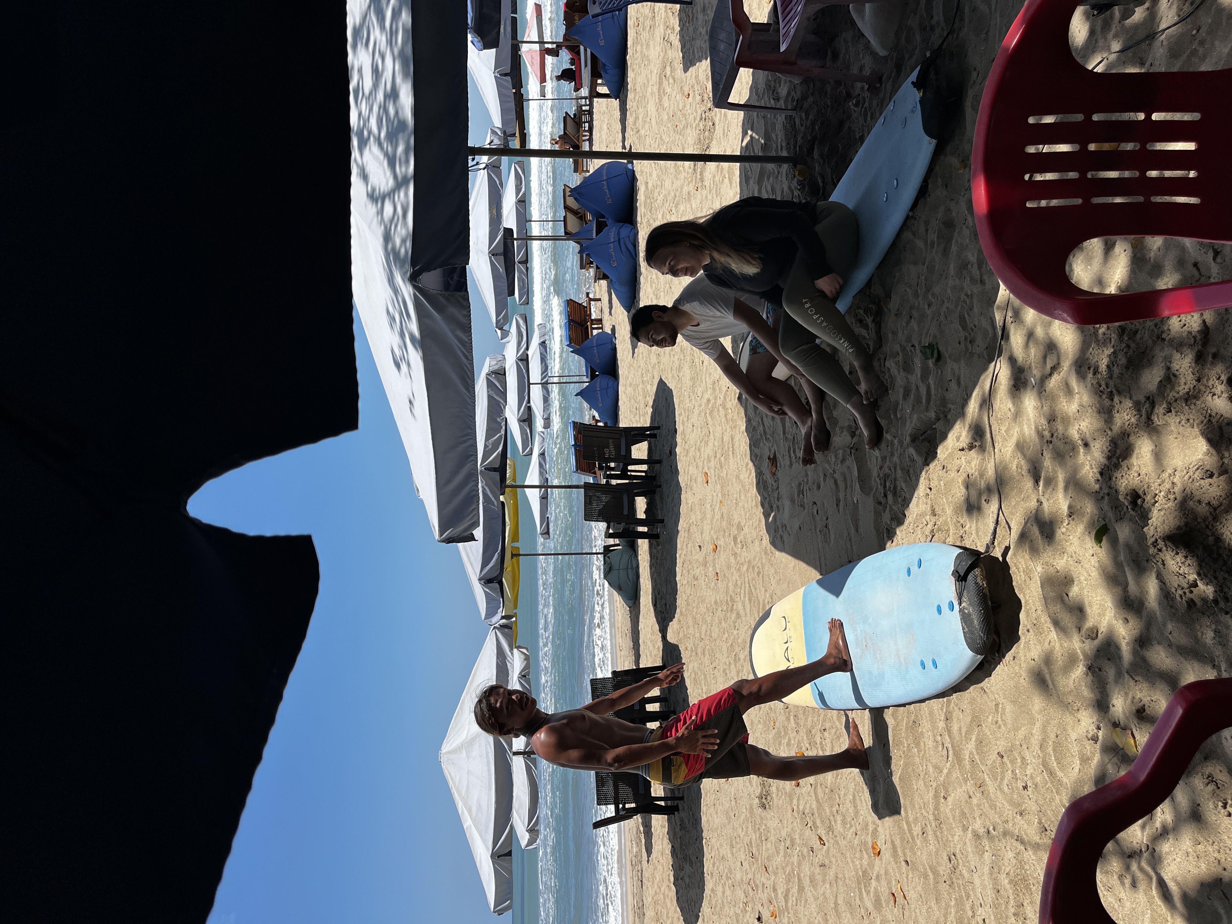 Beginner,advance surfing in bali in Kuta Beach