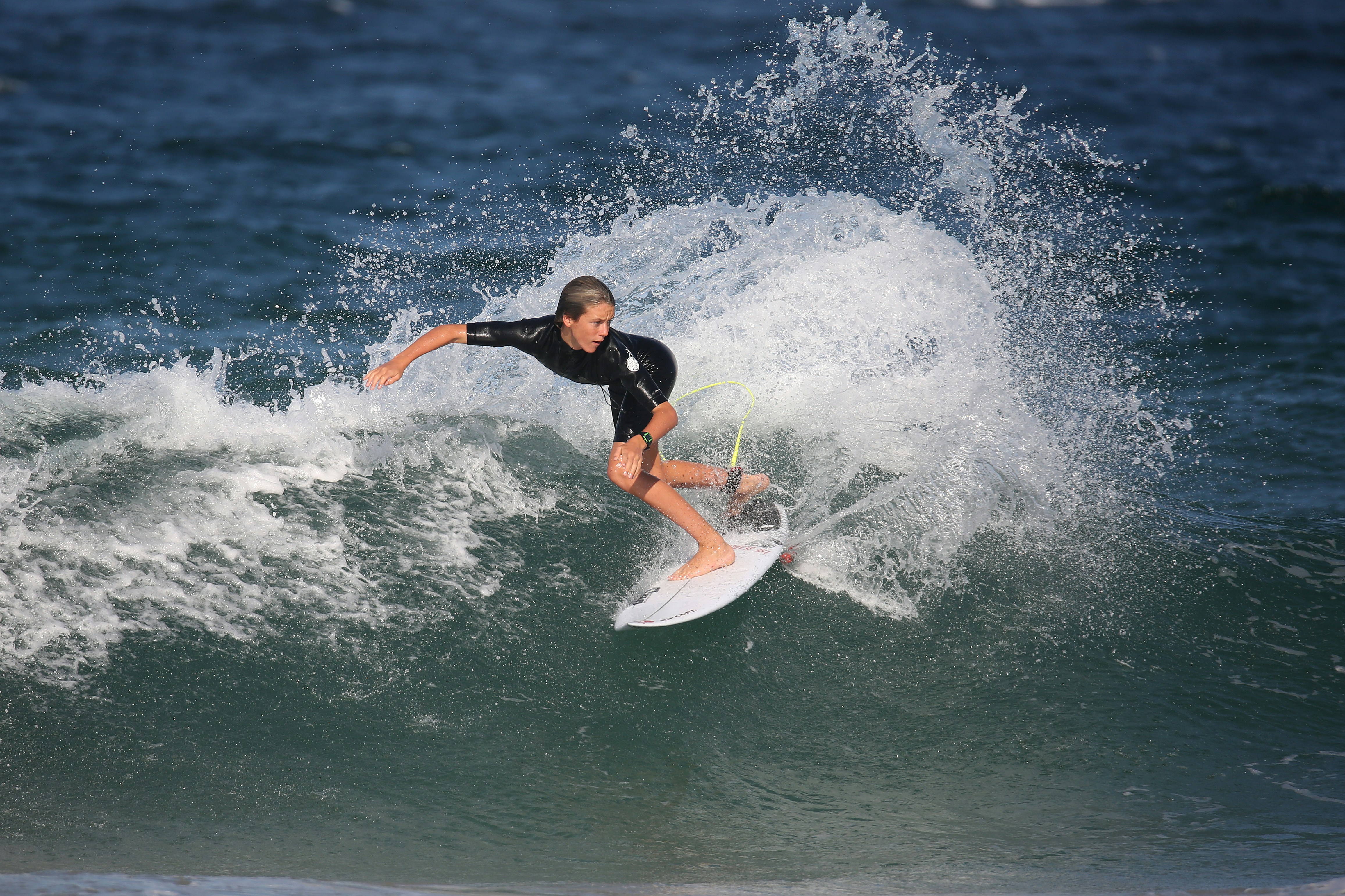 Surfing at Manly Beach, Sydney, NSW, Australia