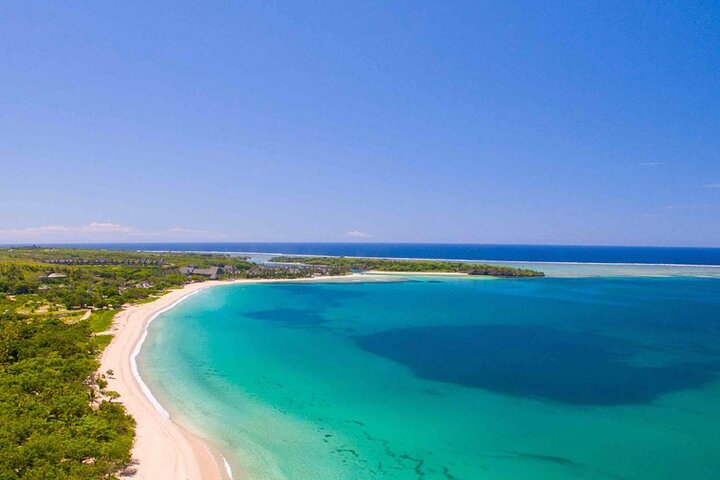 Surfing at Natadola Beach, Viti Levu, Fiji