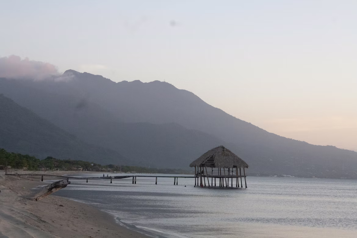 Surfing at Trujillo, Colón, Honduras