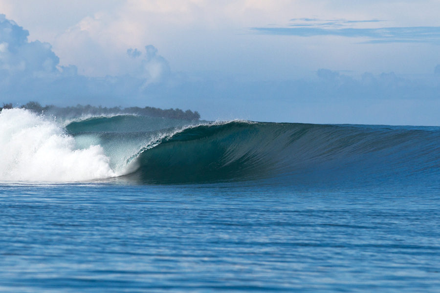 Surfing at Macaronis, Mentawais, Indonesia
