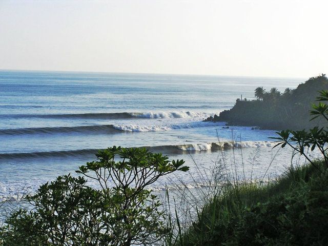 Surfing at El Zonte, La Libertad, El Salvador