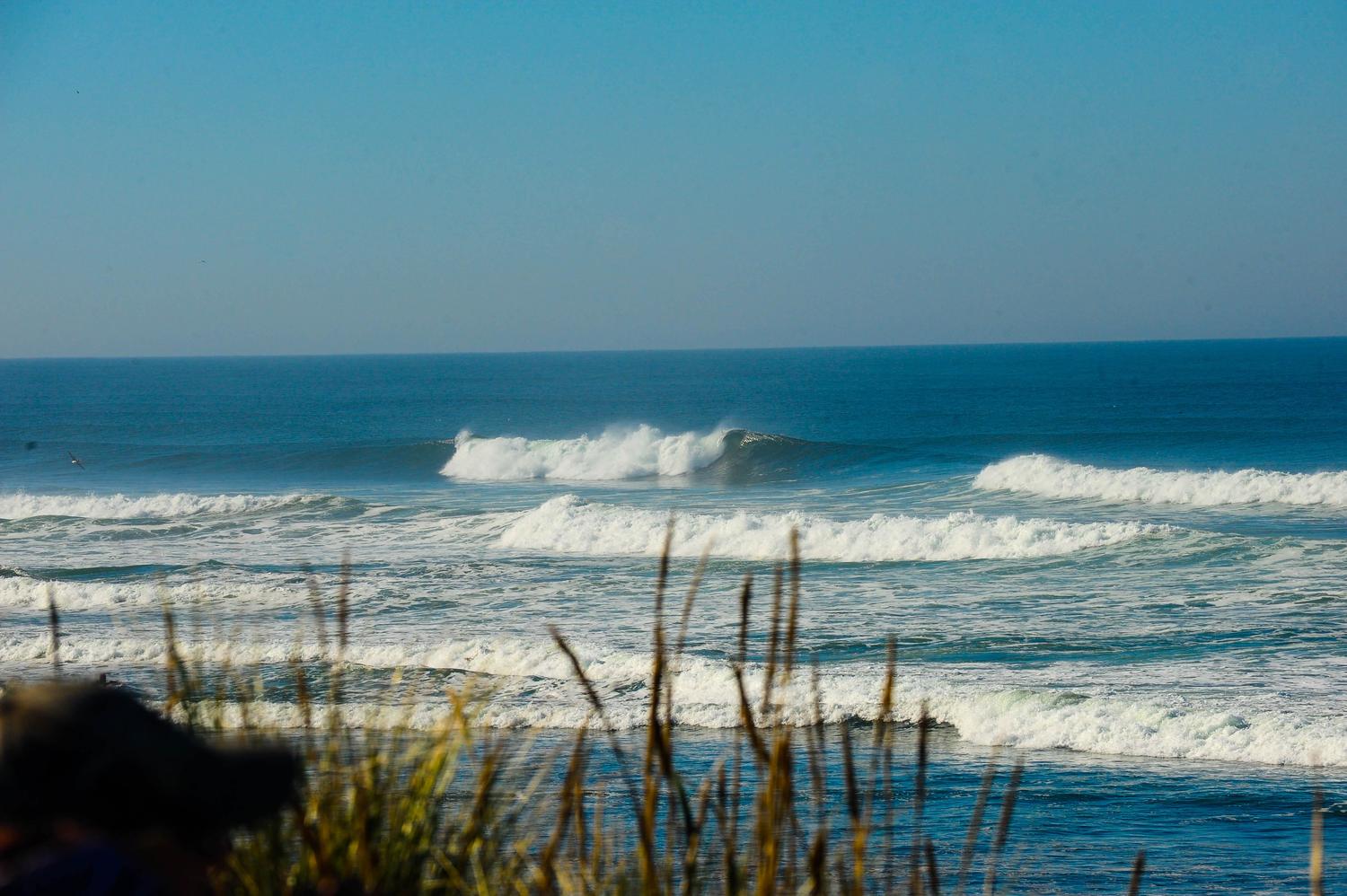 Surfing at Westport, Washington, USA
