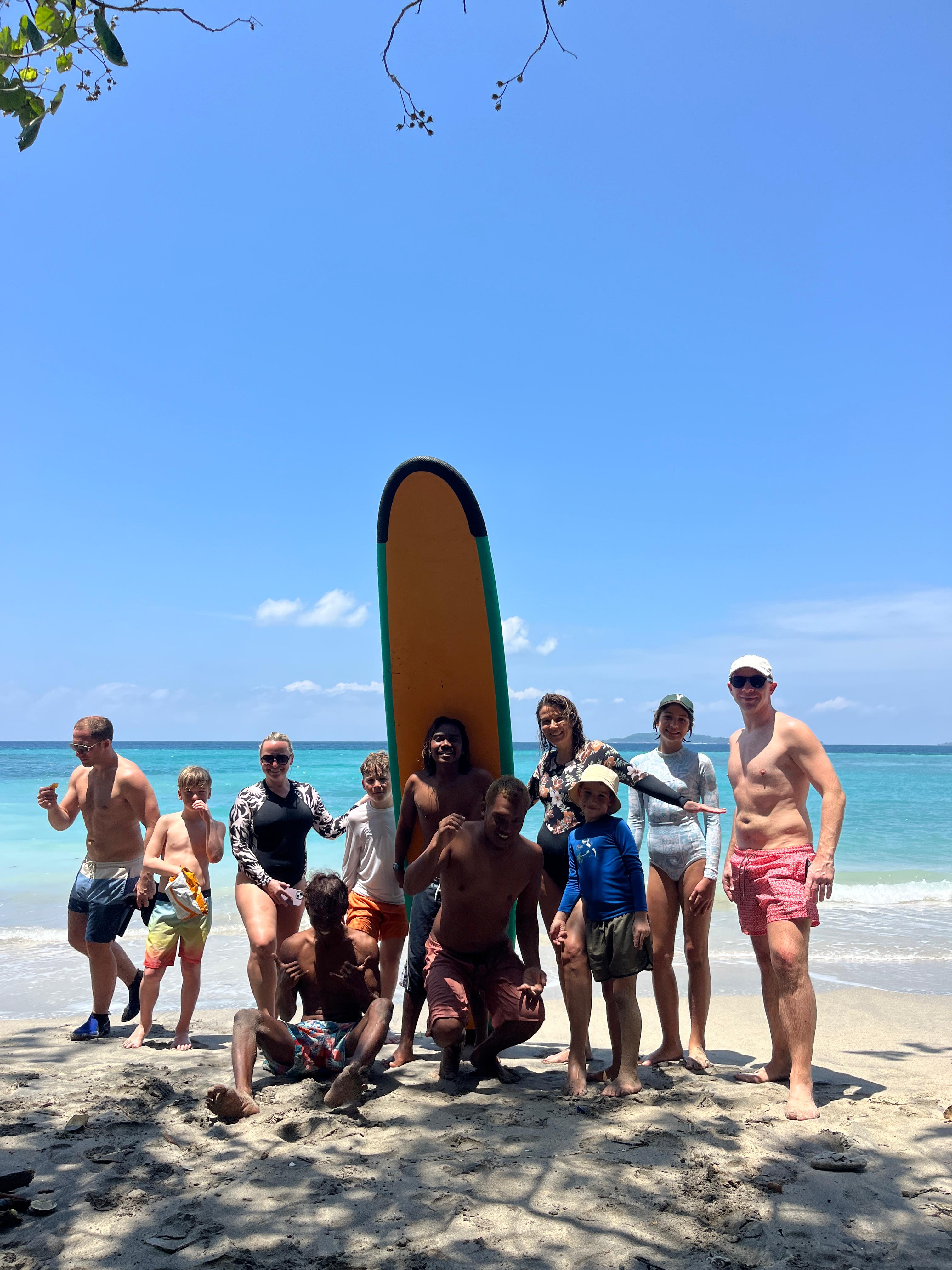 surf instructor in Kuta (Lombok)